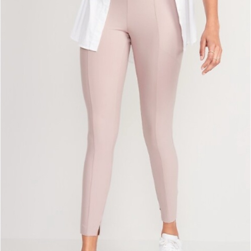 Old Navy Pink High-Waisted Leggings